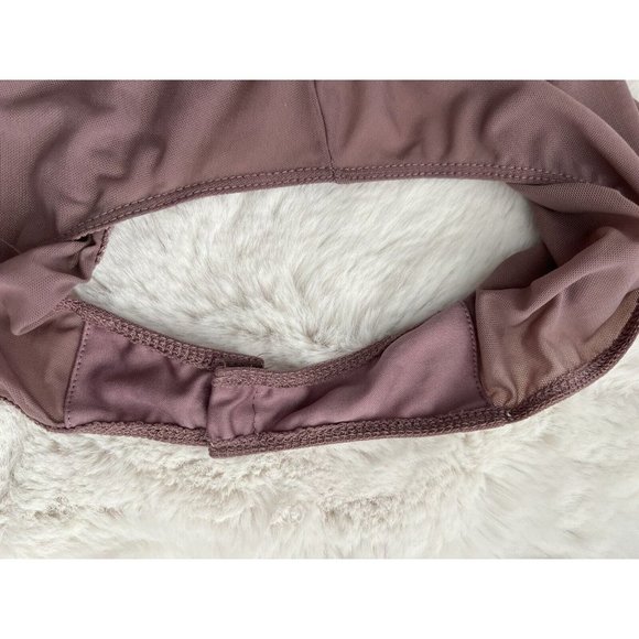 BLASHE Lace Bustier Bodysuit Rose Pink Medium Semi Sheer Lace Thong - Picture 5 of 5